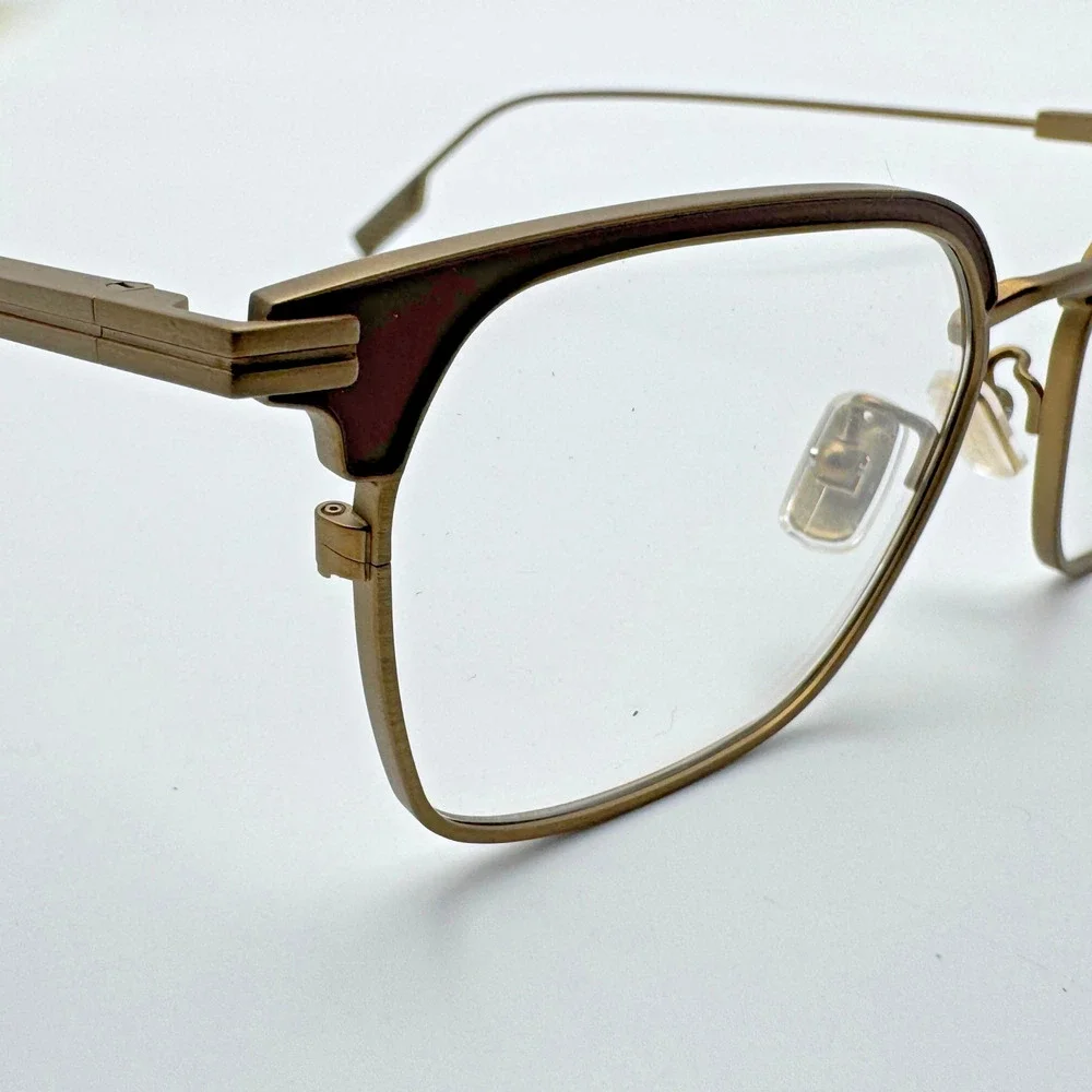 Ermenegildo Zegna Eyeglasses Frames EZ5335-D 046 Matte Light Brown 52-16-145 New